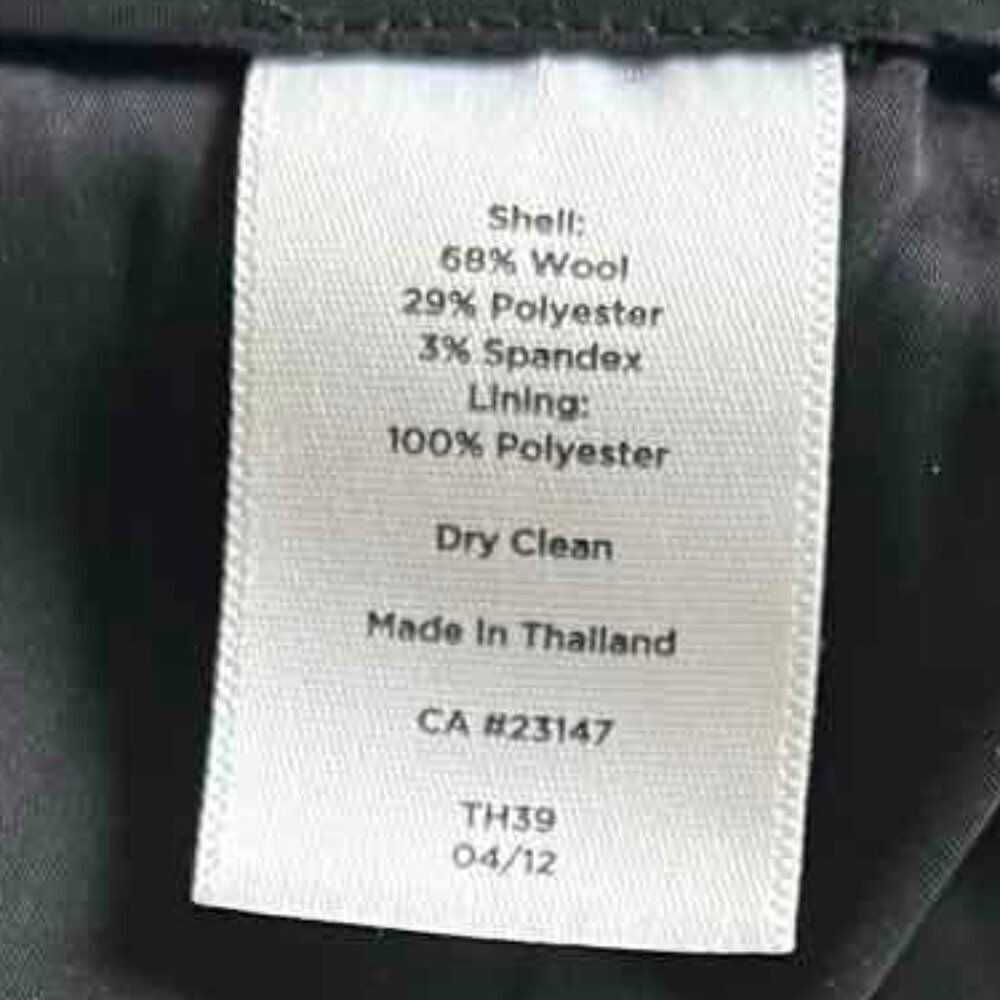 TALBOTS Women"s Gray Dress Pants Sz 8P Stretch Straight Leg size 8P - Picture 5 of 12